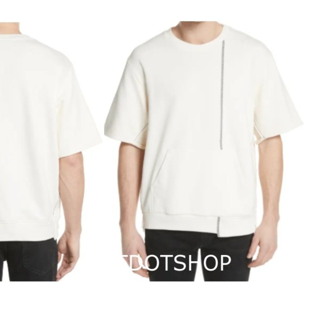3.1 PHILLIP LIM Re-constructed Sweatshirt NWOT - Picture 1 of 10